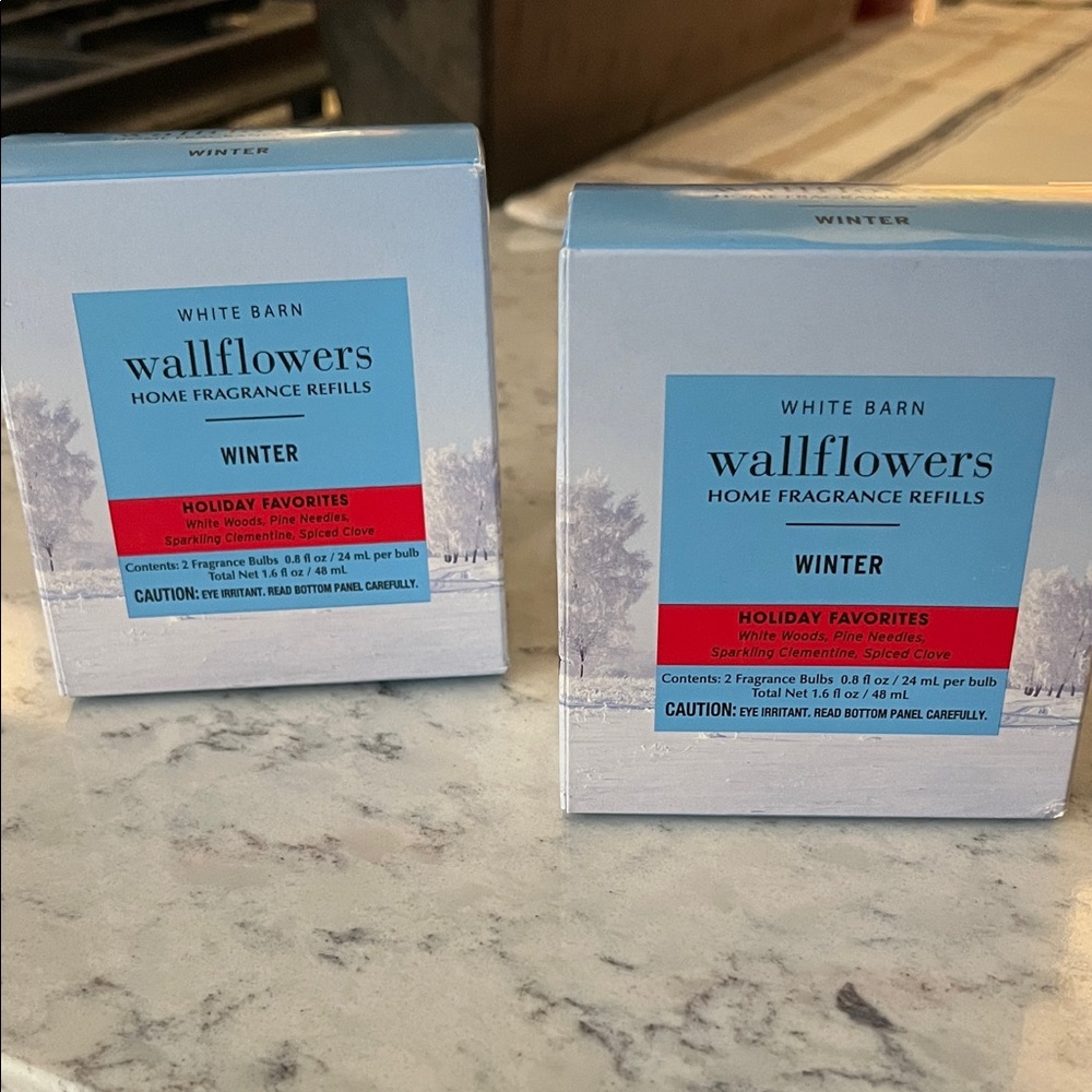 4 White Barn Wallflowers Winter Fragrance Refills - WINTER